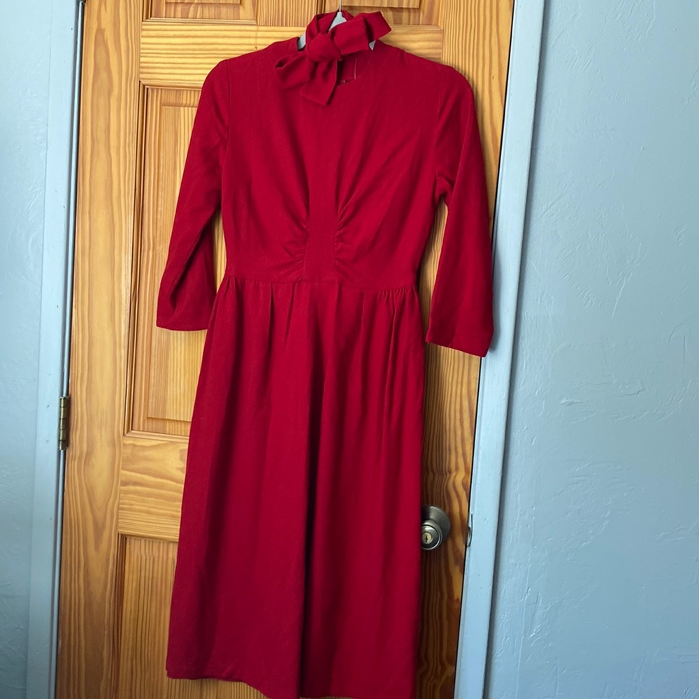 Vintage Wool dress, so cute! Size M